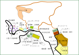 画像：施設内地図